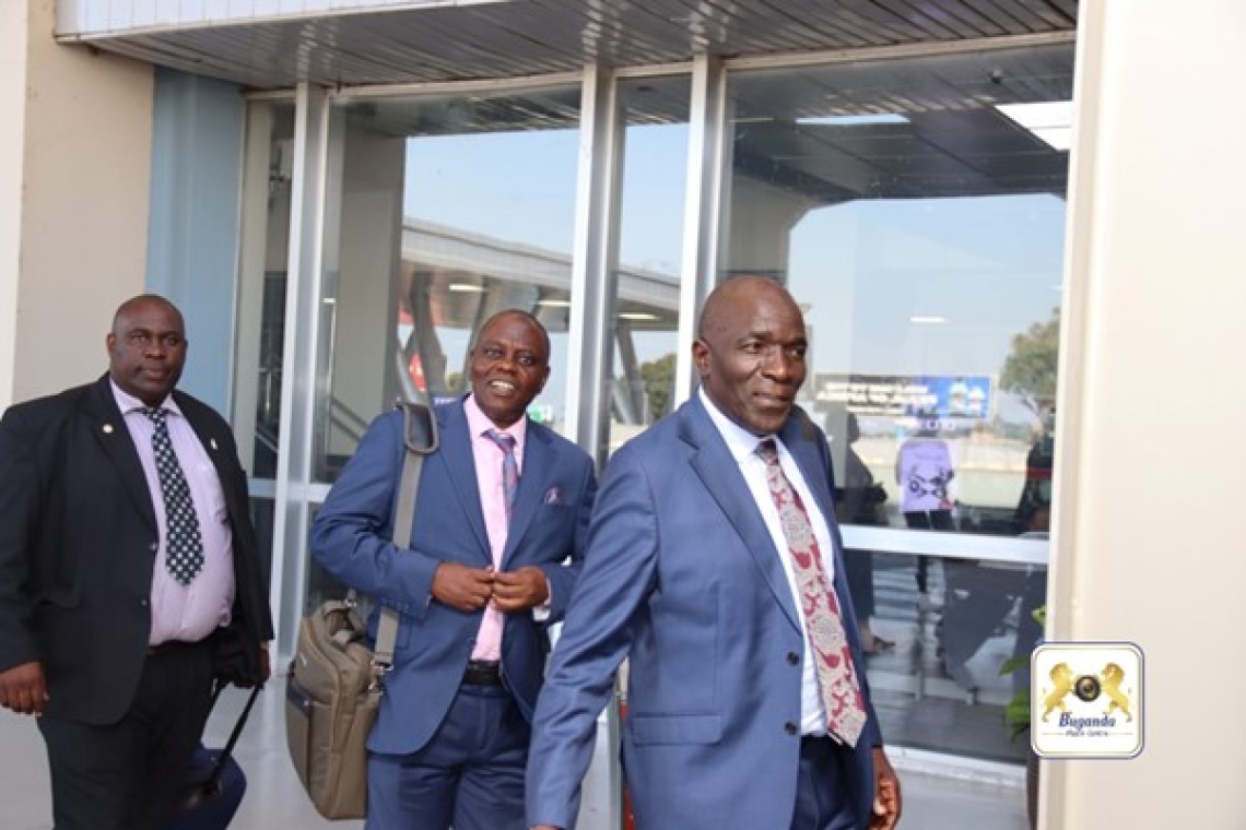 Some of the ministers who accompanied him Some of the ministers who accompanied him